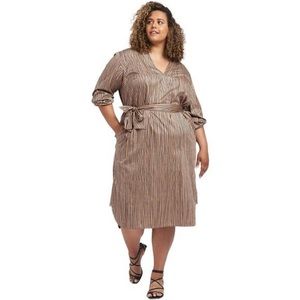 Printed collar dress size S US 14-16 Universal Standard